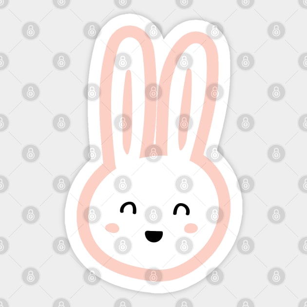 Cute bunny Sticker by Vilmos Varga